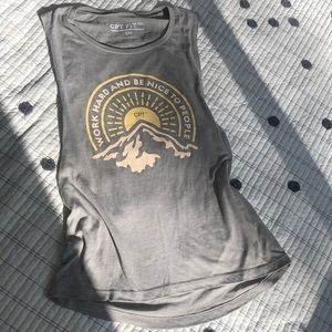 Work Hard & Be Nice Muscle Tank